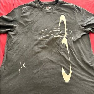 Jordan Black Graphic Men's T-Shirt